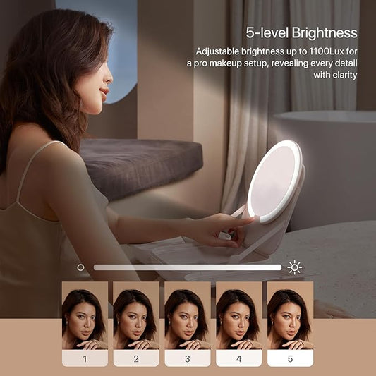 Portable LED Magnetic Bag Mirror